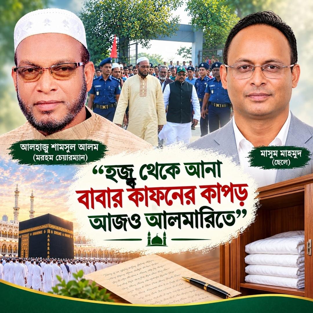 বাবার স্মৃতিচারণে ছেলে মাসুম মাহমুদের আবেগঘন চিঠি, সামাজিক যোগাযোগমাধ্যমে আলোচনা